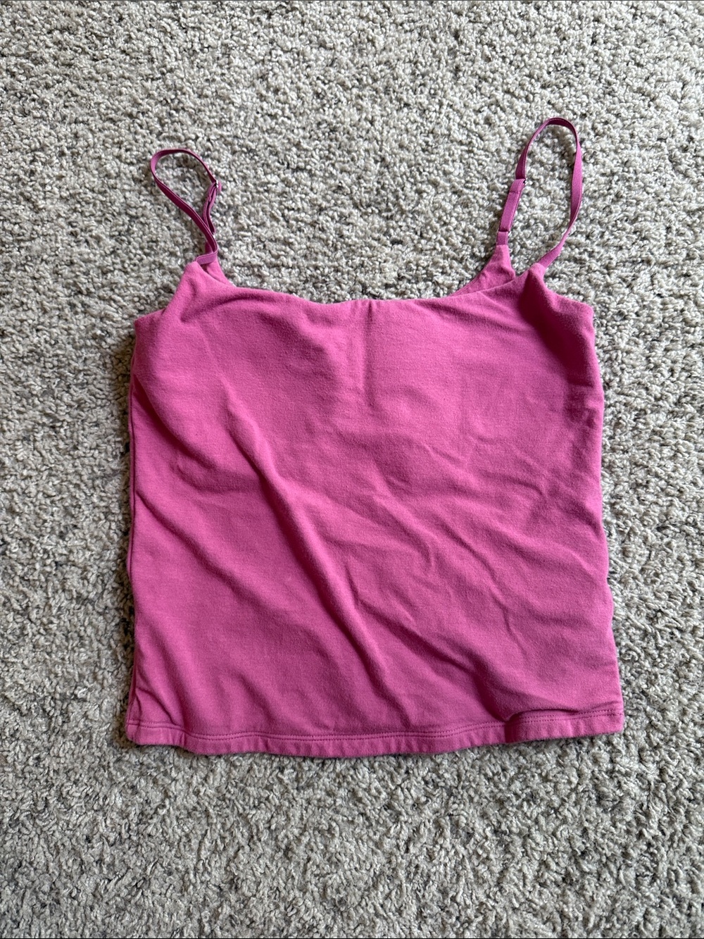 Abercrombie & Fitch Bright Pink Adjustable-Strap Cami
